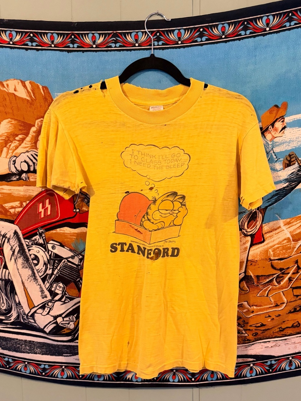 💤 Vintage (1978) Garfield Stanford University Tee 💤